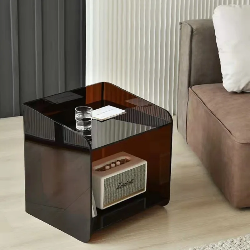 Акриловый тумбочный светильник Light Luxury Modern Minimalist Creative Mini Nordic Bedroom Small Storage Cabinet.