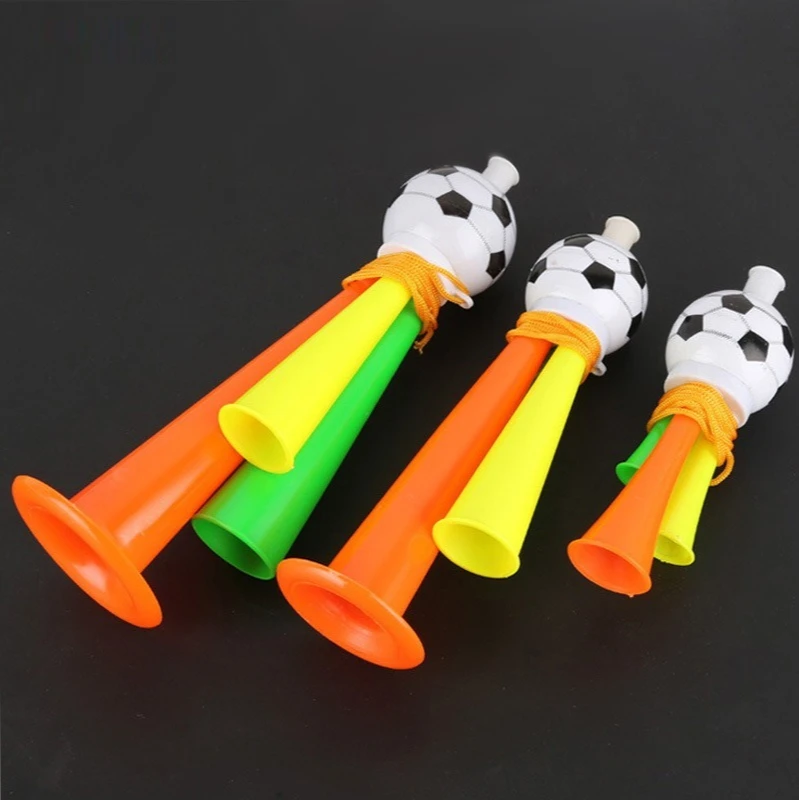 

3 шт. цветные трехтрубные ачалки с высоким наклоном голосовые звуковые рожки футбольный Рог вечерние ринки карнавала спортивные игры шуточная активность