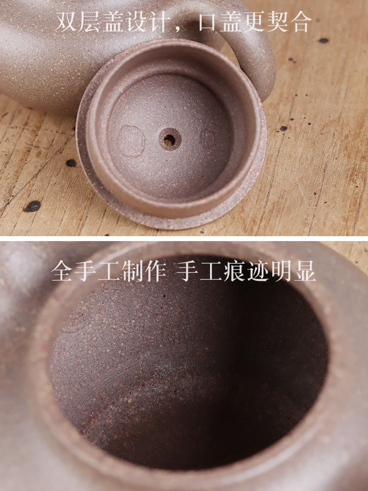 Чайник из фиолетовой глины Deyuanchang Yixing Handma красочная секция Rongtian High Skilled Worker Wu Shujuan