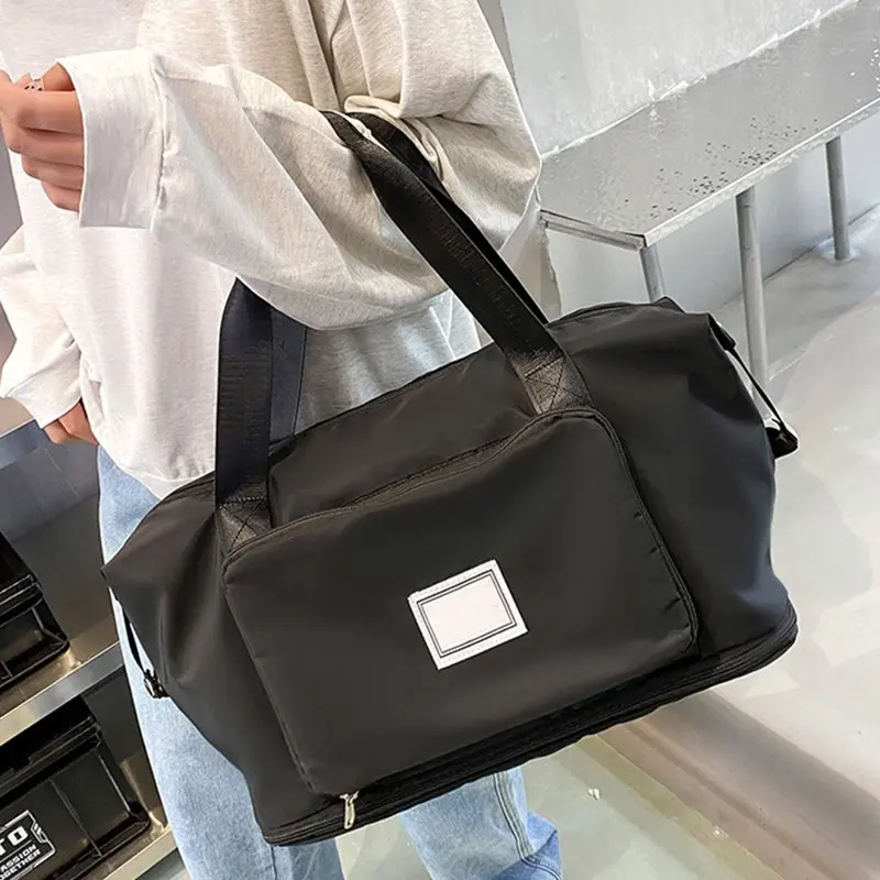 36x20cm Travel Bags Collapsible Waterproof Sports Duffle Bag Multipurpose Gym Bag Women Carry Luggage Tote Bag Week