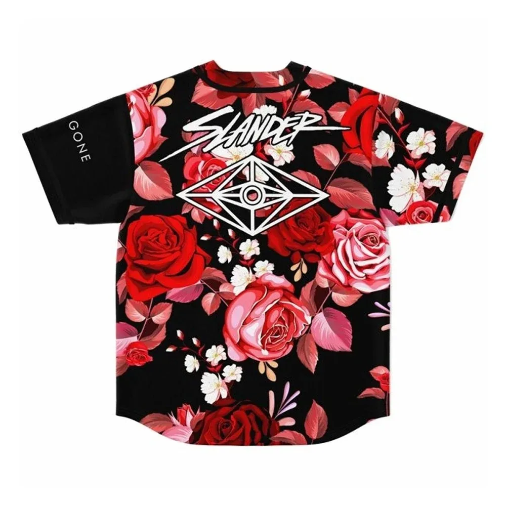 Slander Merch Бейсбольная куртка Футболка Летние женские и мужские модные футболки с