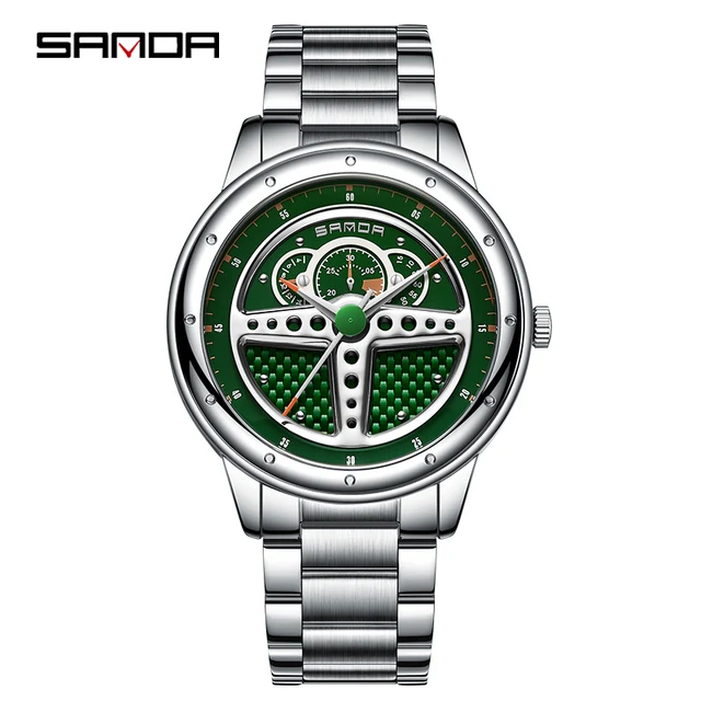 Горячая Распродажа мужские спортивные наручные часы Автомобильный