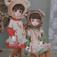 New Design Xi BJD Doll 1/6 Strawberries and berries are twins Resin Toys Bright Full set Gift Fashion Dolls