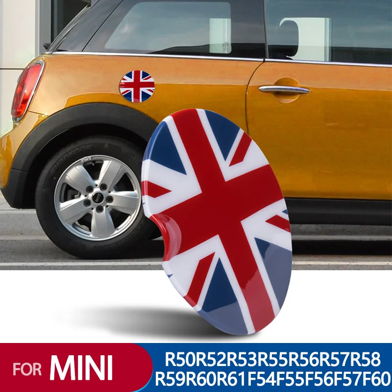 

Car Fuel Tank Cover 3D Sticker For MINI Cooper S One F54F55F56F57F60R50R52R53R55R56R57R60R61 Exterior Protector Accessories