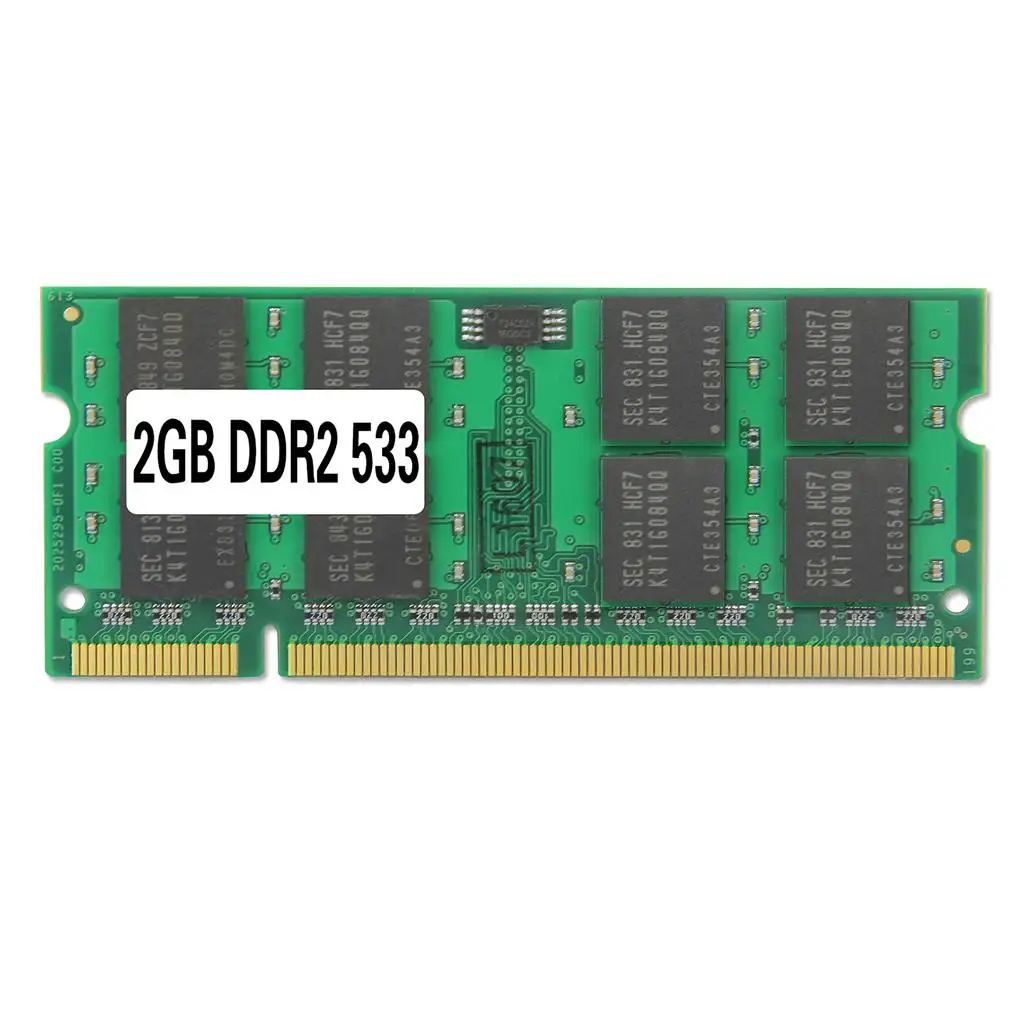 

Компьютер PCB 2G DDR2 Замена памяти 533 МГц RAM Запасные детали для ноутбуков