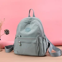 designer trendy women backpacks luxury nylon female handbags fashion large capacity lightweight travel school bags shoulder bag