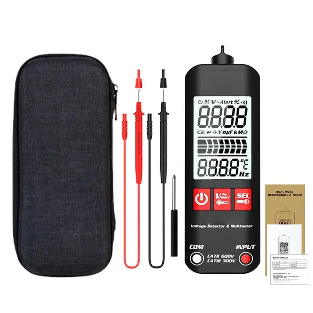 

Цифровой мини-мультиметр, постоянный ток, переменный ток, конденсатор напряжения, Ом, диод, Гц, тестер, измеритель DMM, 500 В, тестер, измеритель ...