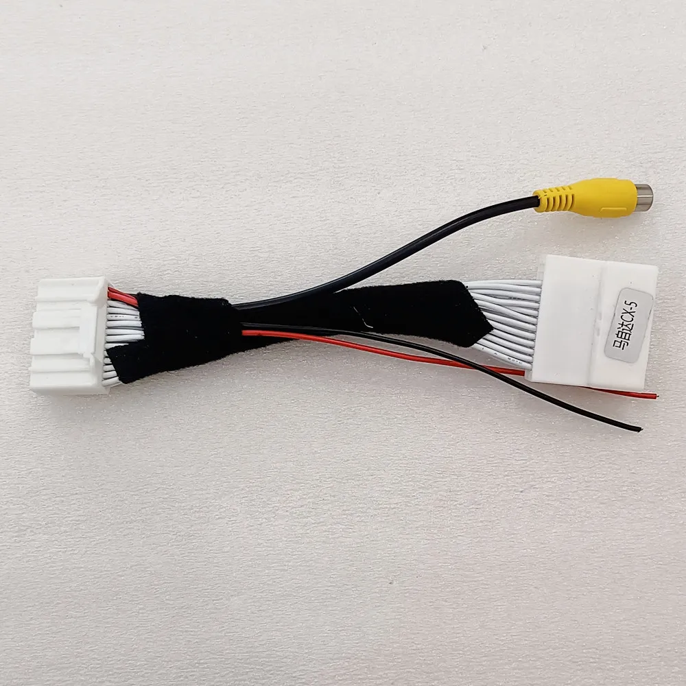 

Оригинальный видеовход YIFOUM 28Pin, переключатель, переходник RCA для камеры заднего вида для Mazda CX-5 CX5 2015 2016 2017 2018/Mazda 2