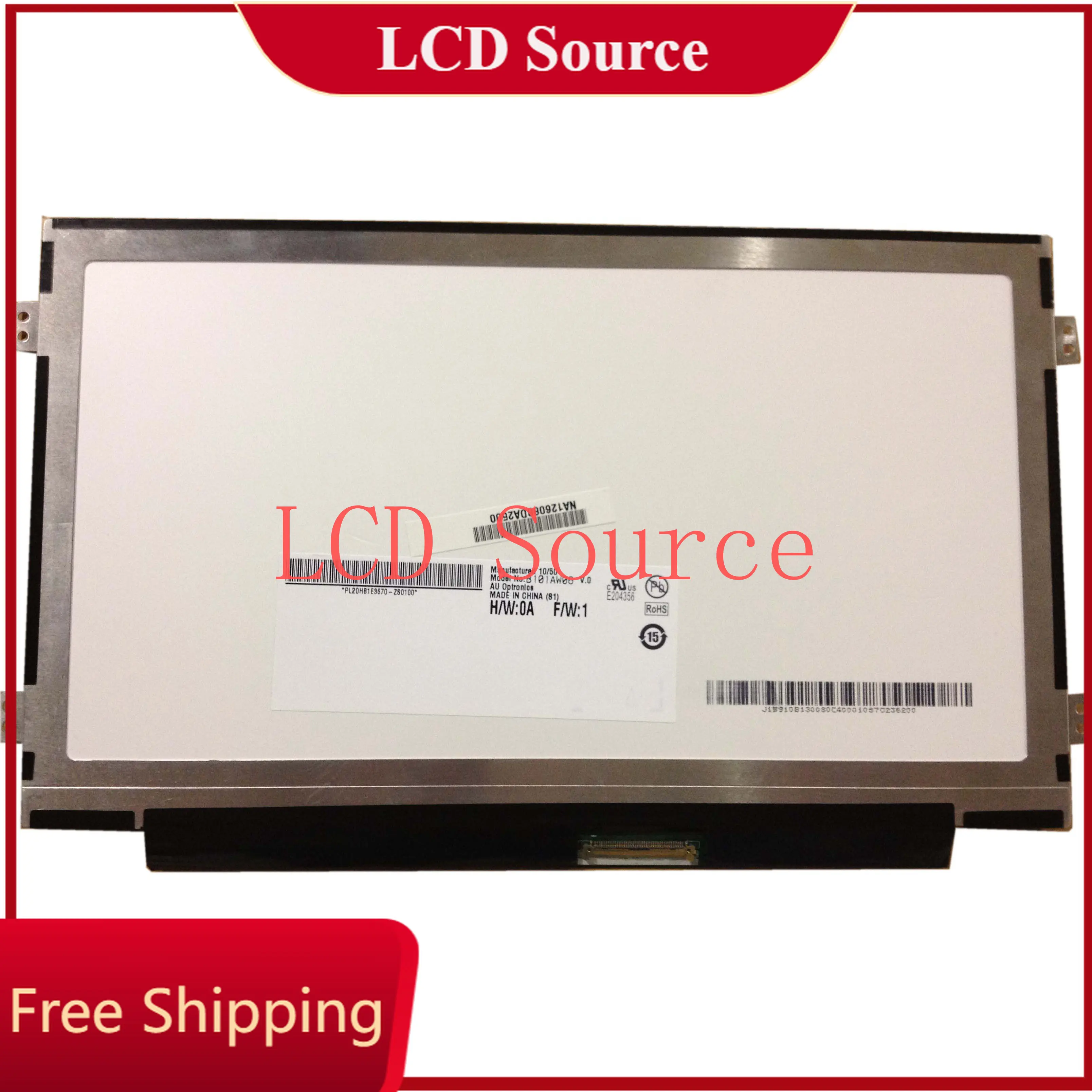 B101AW06 V.0 V.1 fit LTN101NT08 N101L6-L0D M101NWT2 R5 R5 LTN101NT05 B101AW02 1024X600 SLIM