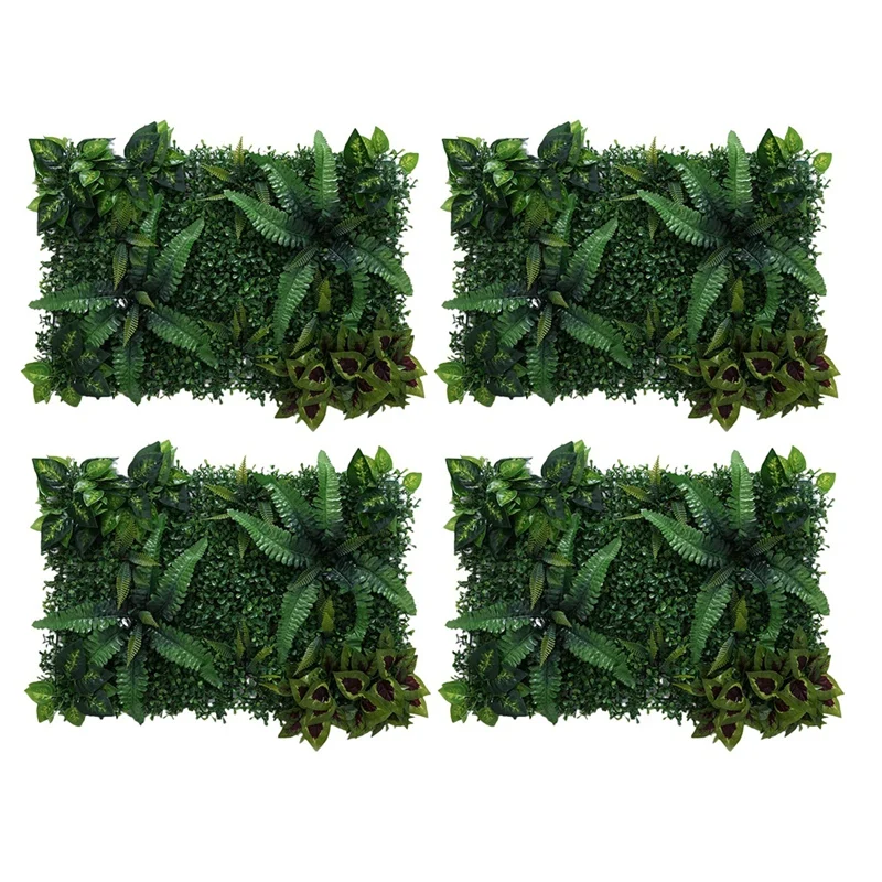 

4X Artificial Grass DIY Miniature Lawn, Garden Ornament, Green A