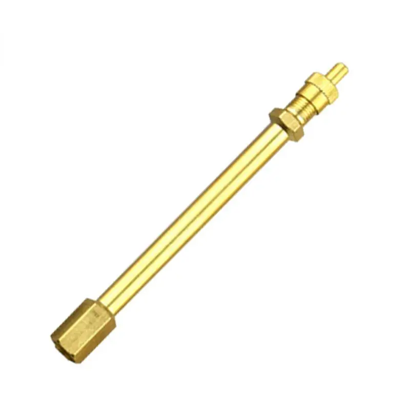 

Tire Extender Brass Auto Tire Stem Extension Pole Tire Extension Straight Bore Compatible For Cars Truck Motorcycle Bike Scooter