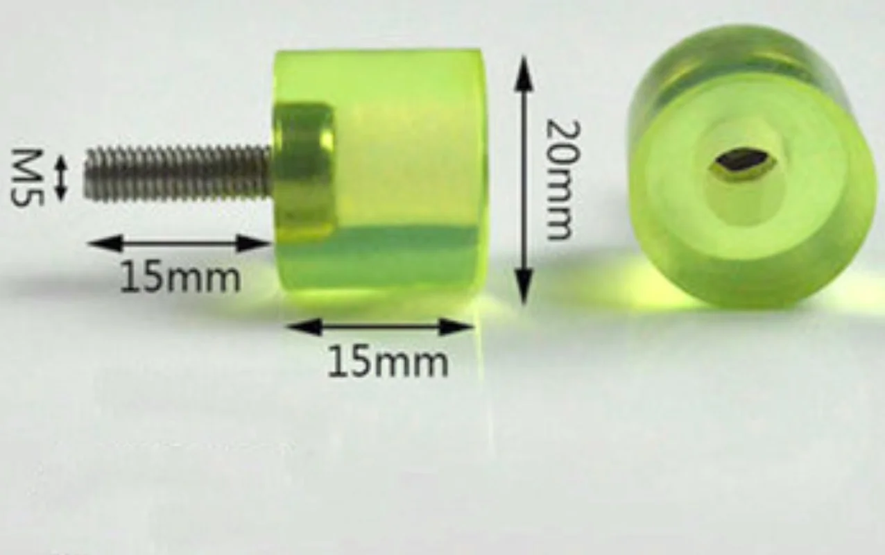 

2pcs Hot Adhesive Polyurethane Coated Screw M5 Hexagon Socket Stainless Steel Anti-collision Buffer Bolt Ccrew