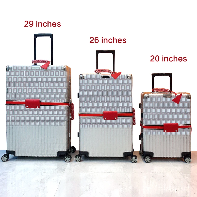 

2022new Luggage web celebritytype man's and woman's pull rod box20 inches password leather suitcase strong and durable thicke