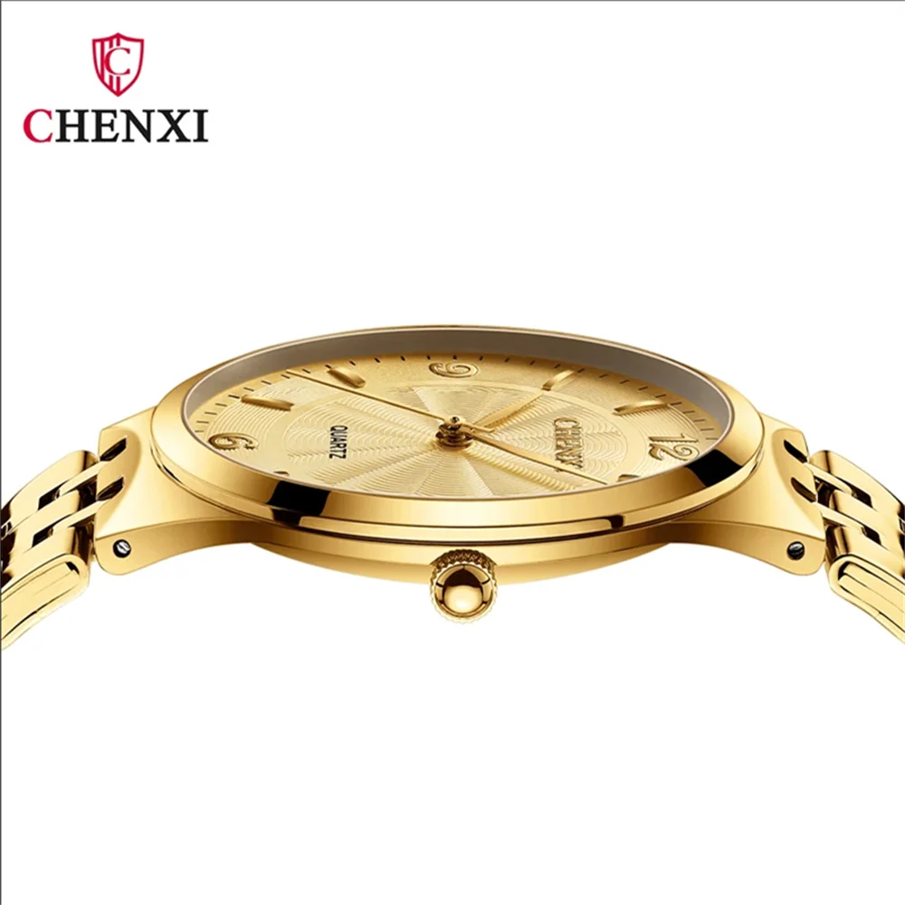 CHENXI Watch For Women Original Classic Silver Steel Quartz Clock Casual Business Elegant Ladies Waterproof Watches Luxury Gift enlarge