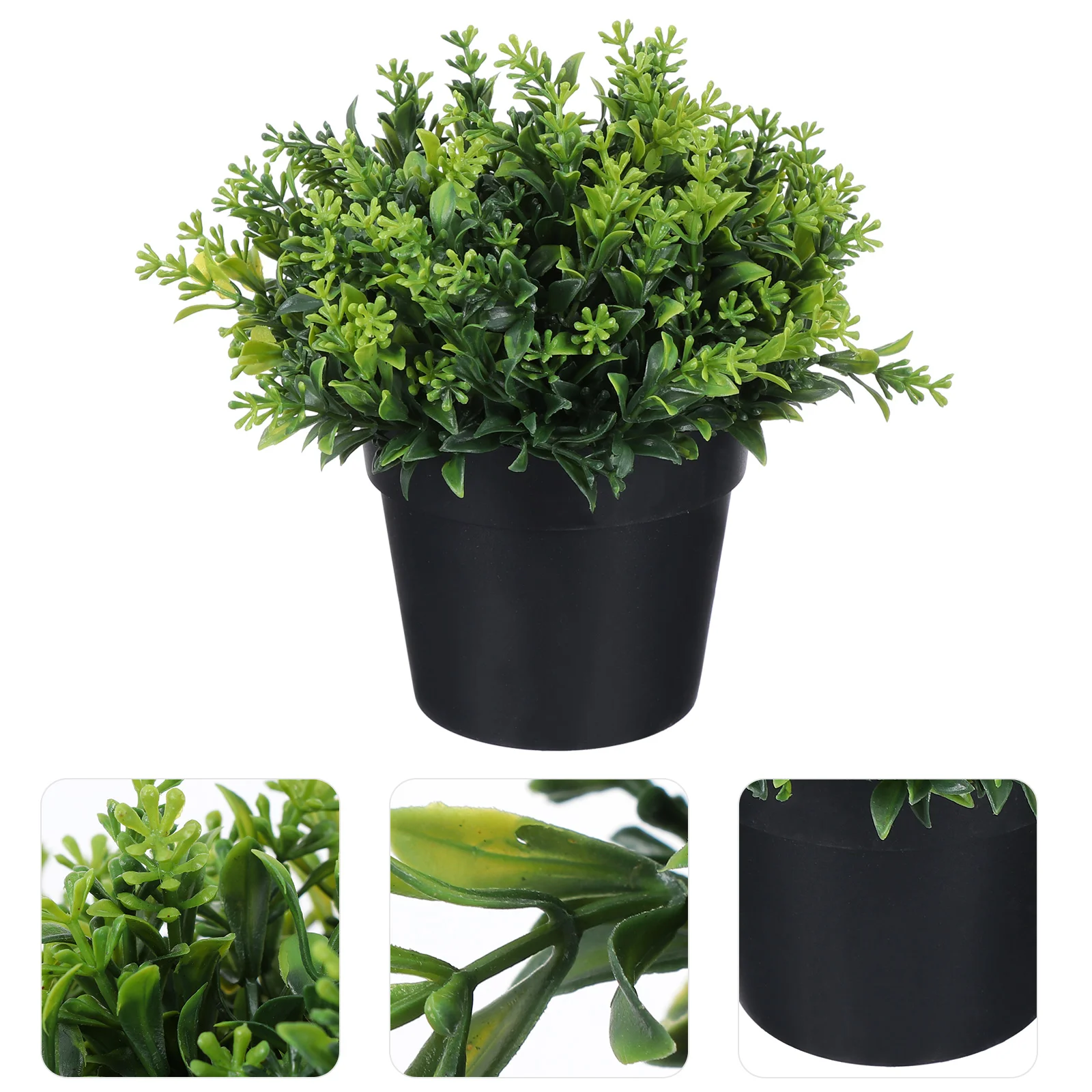 

1 pc Fake Saga Artificial Desktop Decor Faux Bonsai Greenery Ornament Potted