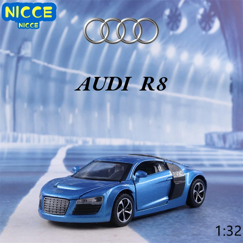 

Nicce 1:32 AUDI R8 Coupe Alloy Sports Car Model Diecast and Toy Vehicles Metal Vehicle Model Car for Children Presen A15