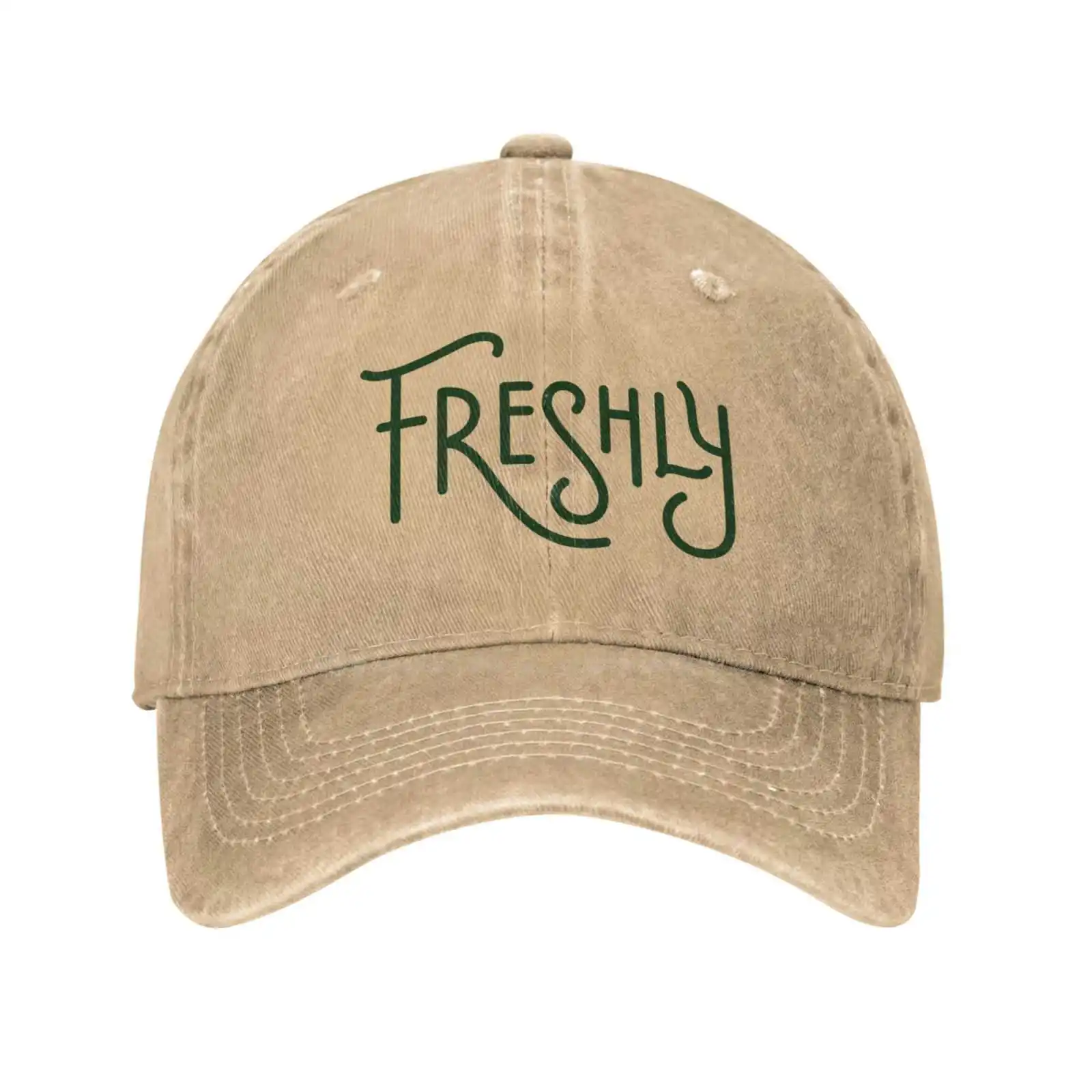 

Freshly Logo Printed Graphic Brand Logo High-quality Denim cap Knitted hat Baseball cap