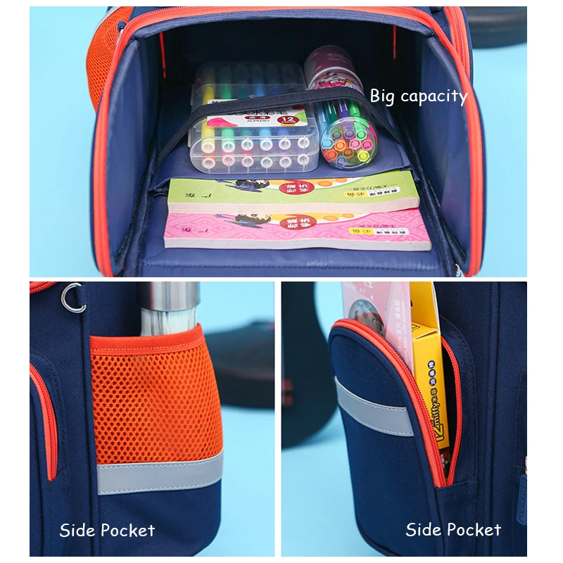 2022 New 3D Cartoon Orthopedic Kid Children School Backpack Fashion Class Bags School Bags for Girls