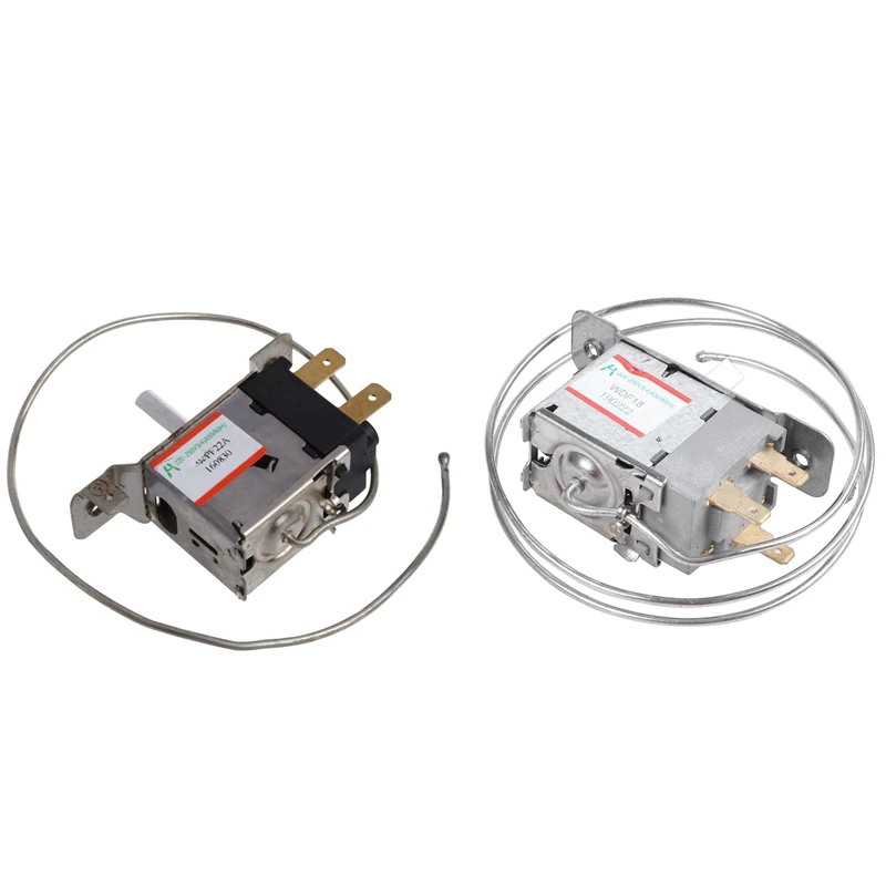 

2-контактный термостат для холодильника WPF22A с металлическим шнуром 30 см и валом диаметром 220-250 В переменного тока 5(4)A 3-контактный 5,8 мм