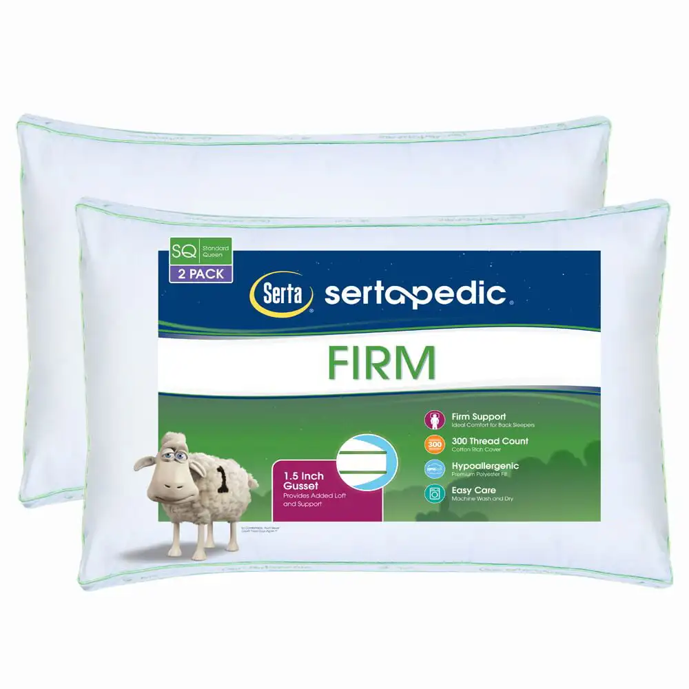 

Sertapedic Firm Pillow Set of 2 Standard/Queen Size