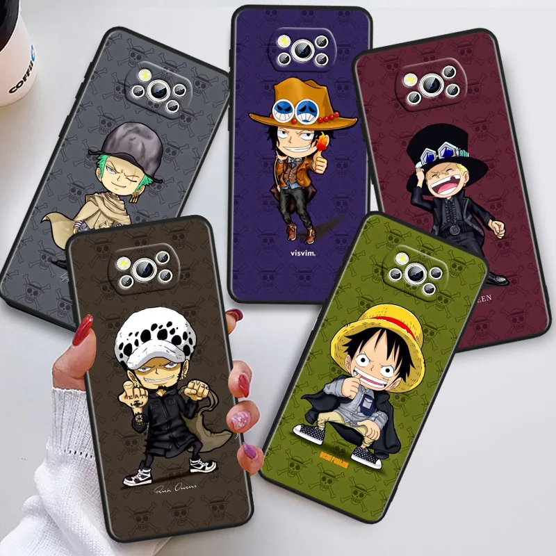 

Anime Ones-Pieces Trend Phon Case For Xiaomi POCO C50 C40 C31 C3 M5S X4 M4 M3 F4 F3 GT F2 F1 X3 NFC X2 Pro Black Cover·