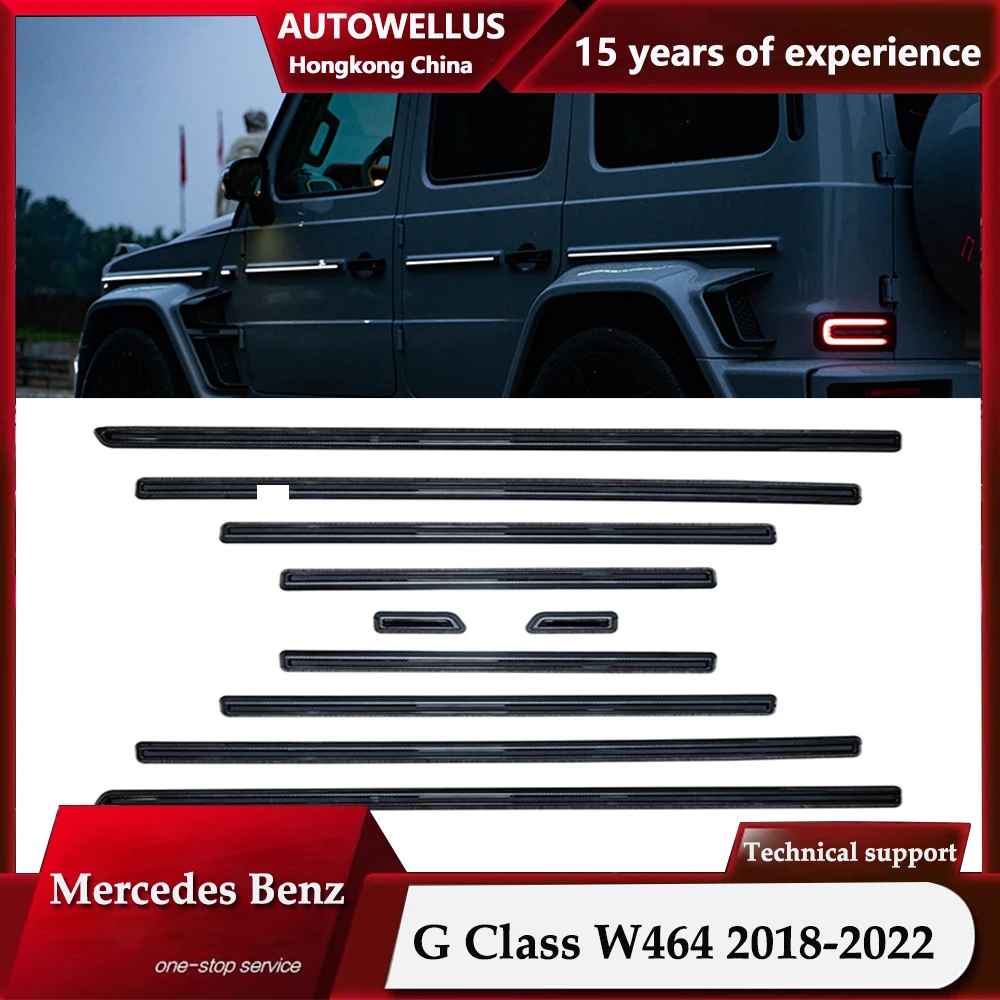 

Замена установочной полосы из углеродного волокна ходовой Фонарь подходит для Mercedes Benz G класса W464 2018 2019 2020 2021 2022 R