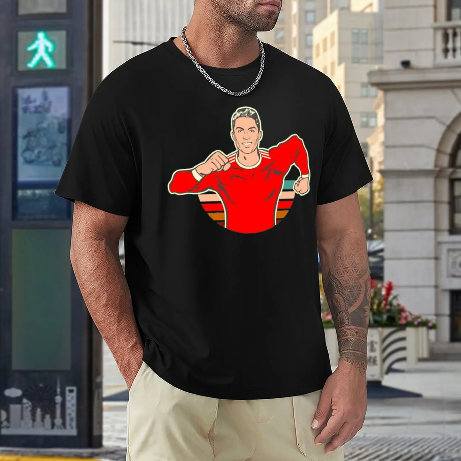 

Tees Brazil (15) Cristianoes And Ronaldoes Football Team Move Novelty Championship Travel Eur Size top Quality