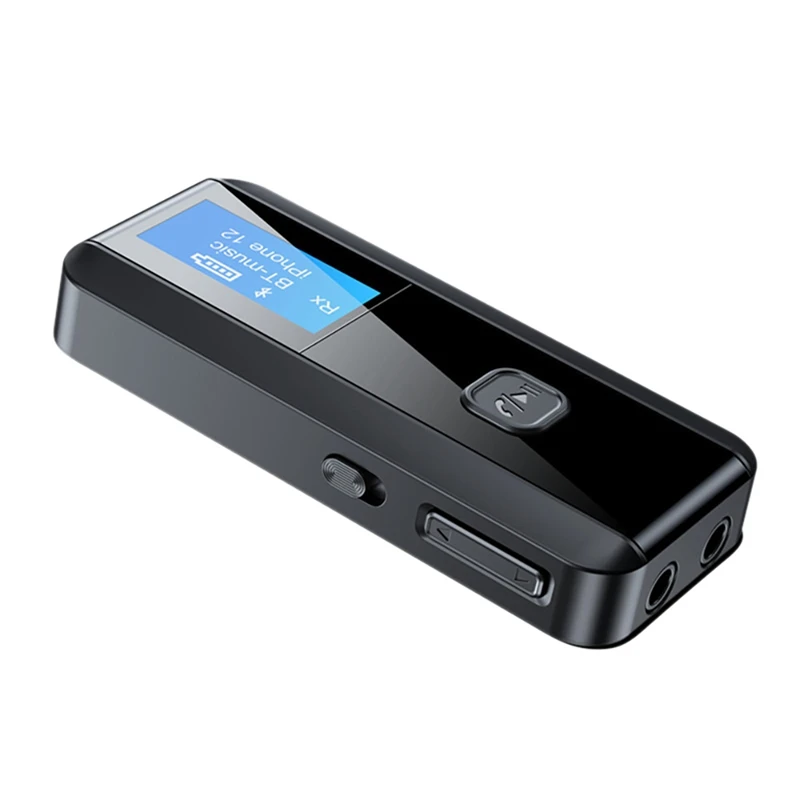 

Bluetooth 5,0 приемник-передатчик 2 в 1 USB Портативный беспроводной Bluetooth аудио адаптер с ЖК-дисплеем для автомобиля ТВ ПК