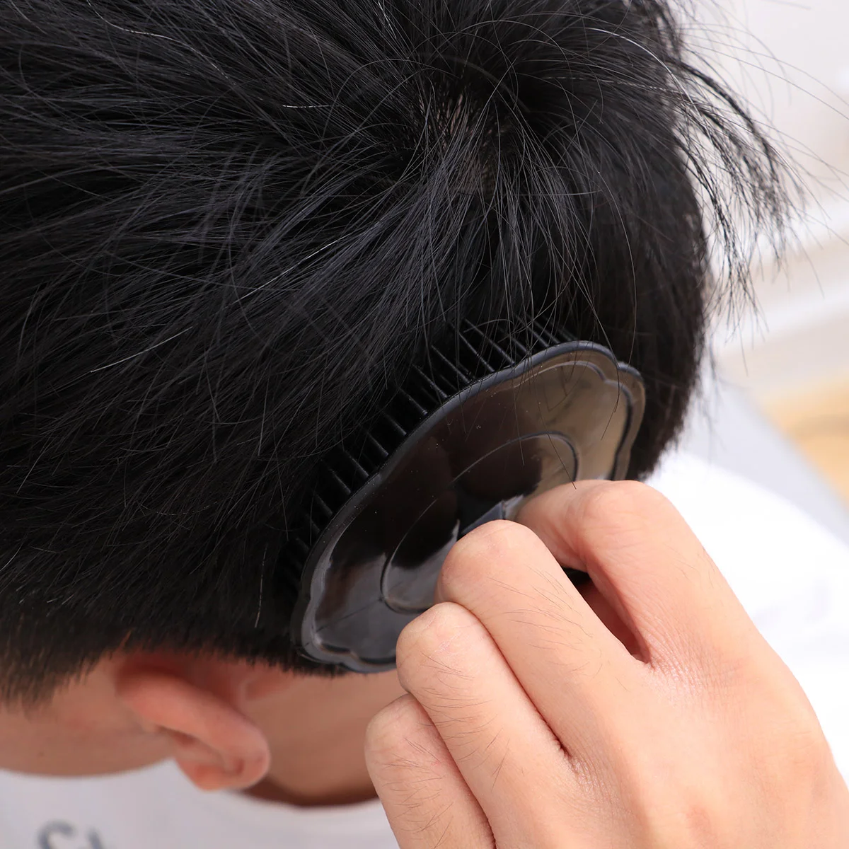 

4pcs Shampoo Brush, Comfortable Scalp Care Brush Finely Clean and Scrub Gently Hair Cleaning Brush Accessories