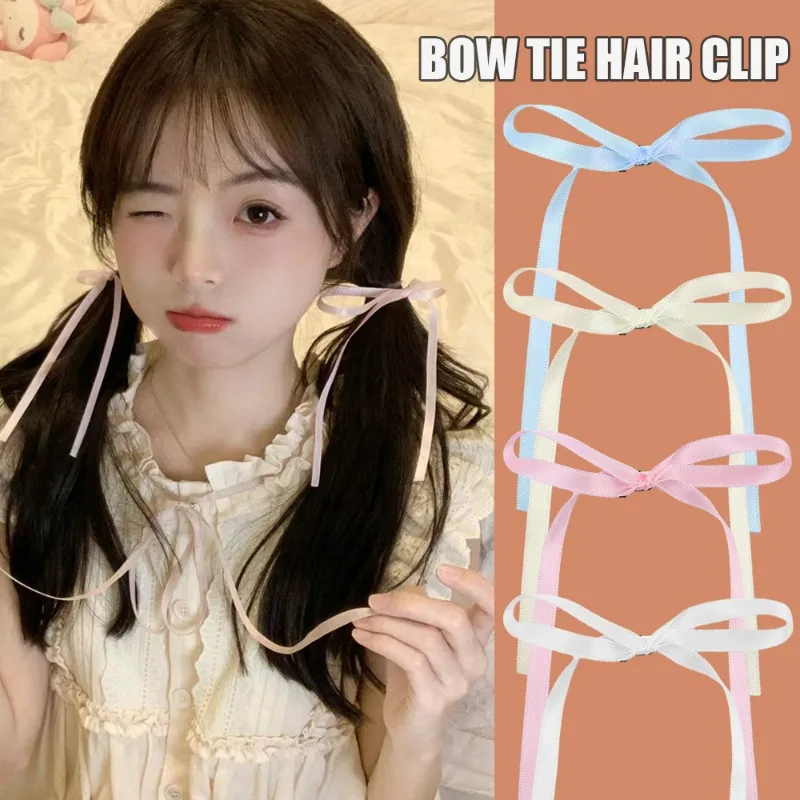 

6 шт., заколка для волос с бантом