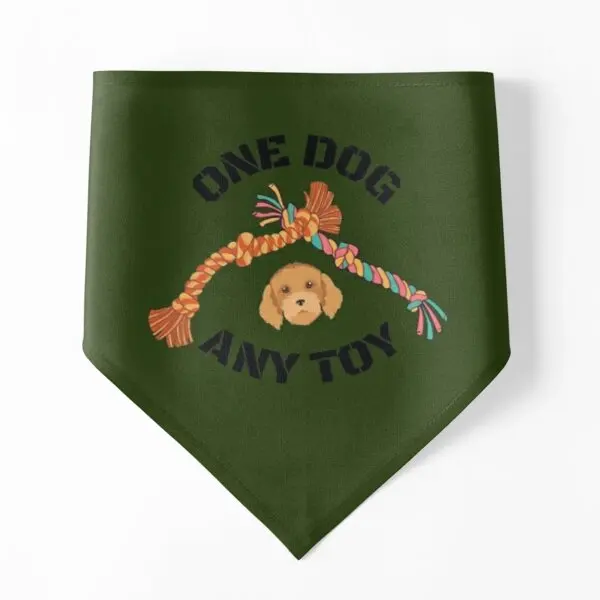 

One Dog Any Toy Dog Bandanas Scarf Towel Pet Holiday Party Christmas Cat Accessories Costume Supplies Collar Neckerchief Print