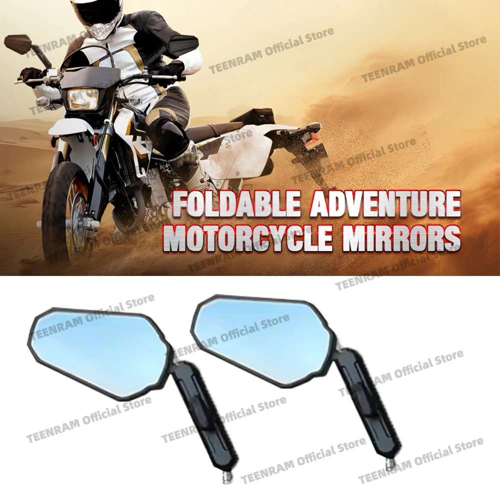 Фото Зеркало заднего вида на руль мотоцикла для Honda Shadow VT VT1100 VT750 VT600 VF750 CB1000R CBF600N NC750S/X Magna 750 ATV Scooter №1