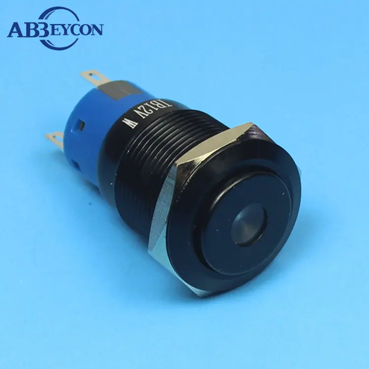 

5pcs/lot 1962F Momentary 19MM SPDT SPST high flush dot red/blue/green/orange/yellow/white black led switch