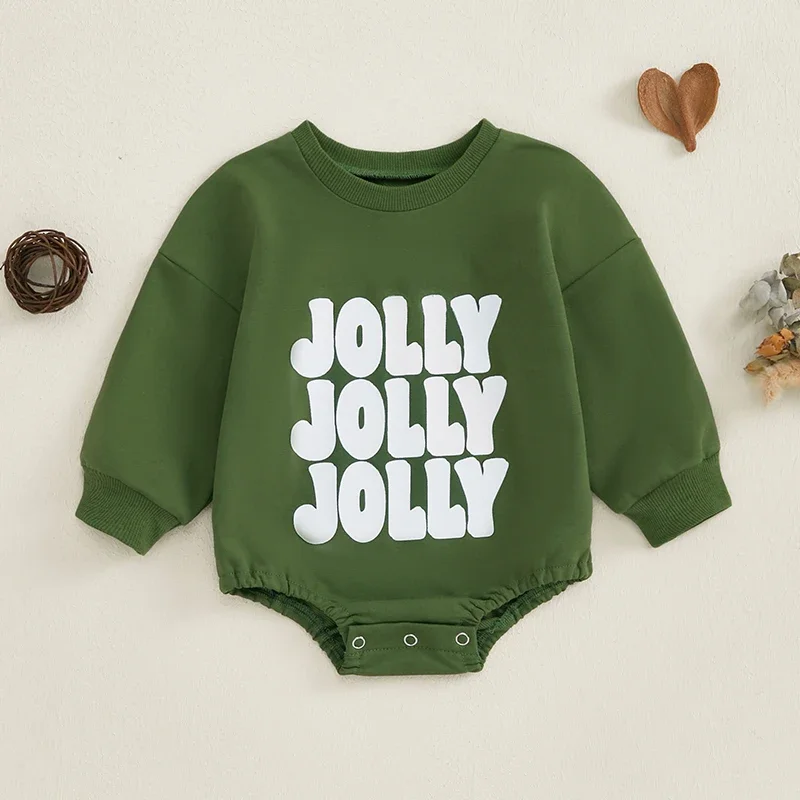 Рождественские комбинезоны для новорожденных девочек и мальчиков одежда детей