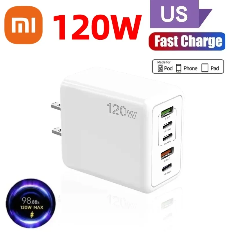 Оригинальное зарядное устройство 120 Вт быстрое Xiaomi EU быстрая зарядка для xiaomi 13 pr 12