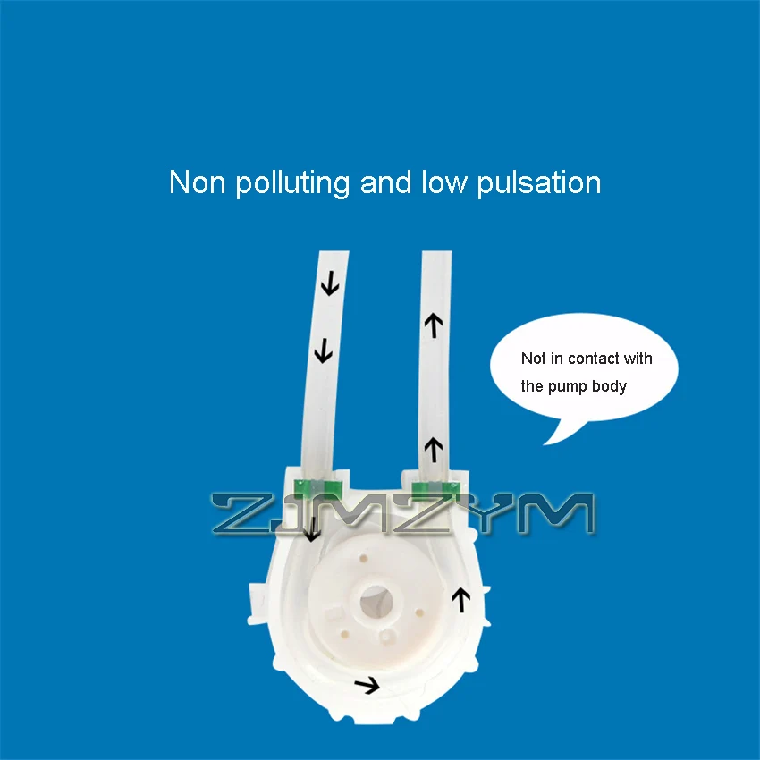 Небольшой перистальтический насос с регулируемым потоком для разделения