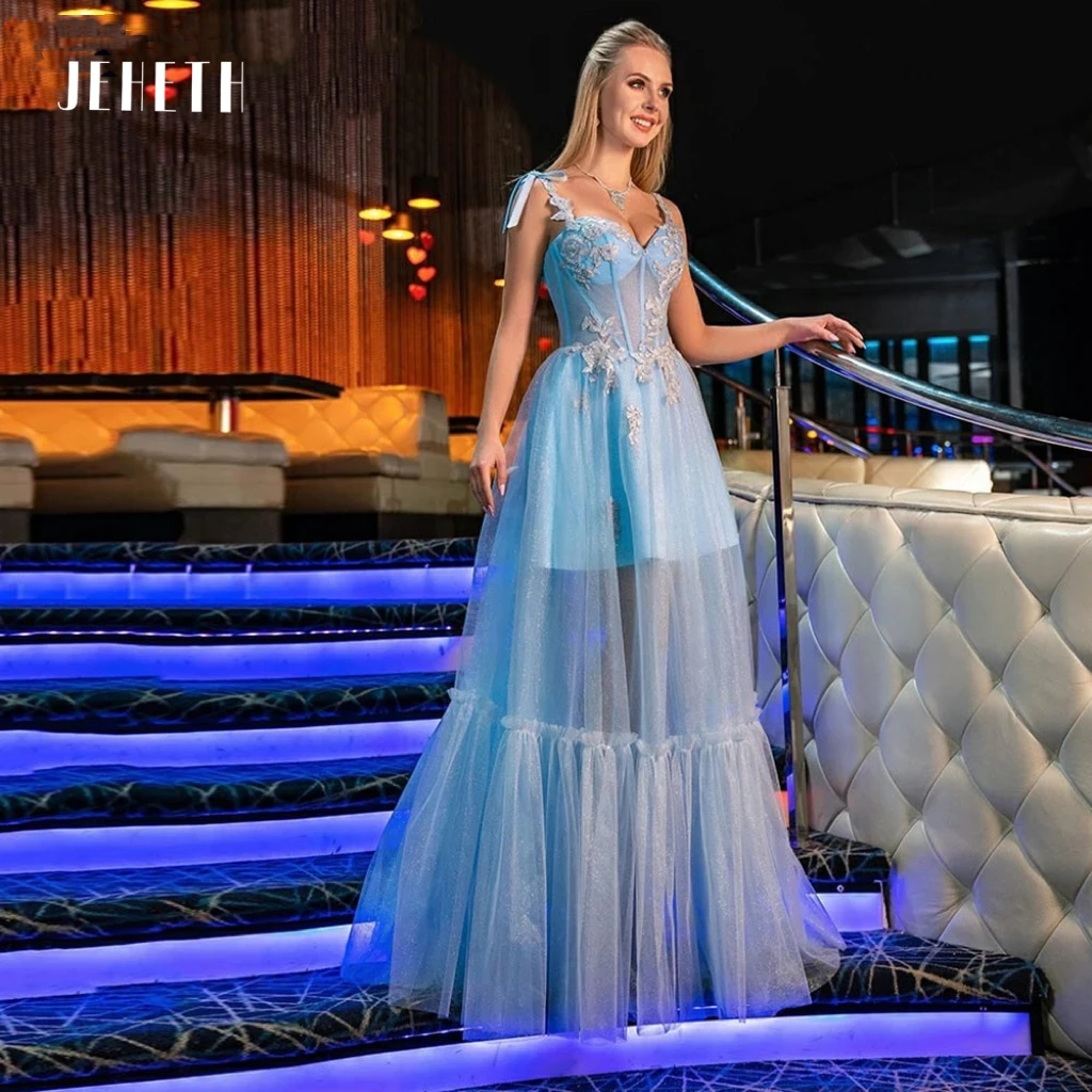 

JEHETH Beach New 2023 Red Chiffon Evening Dresses Long Sleeves With Slit A Line Prom Gowns Deep V-Neck Formal Women Party Gowns