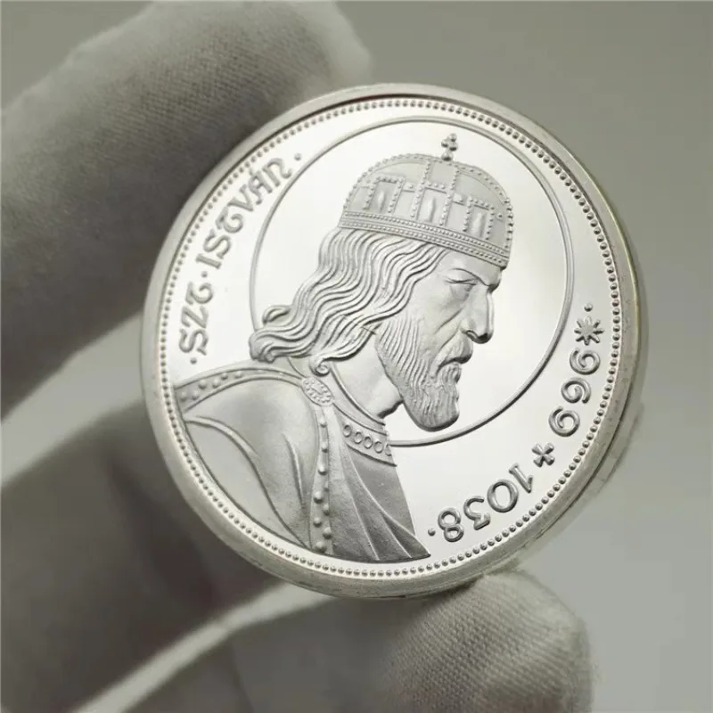 

Высококачественная Венгерская Серебряная блестящая памятная монета значок-медаль художественные подарки сувенир