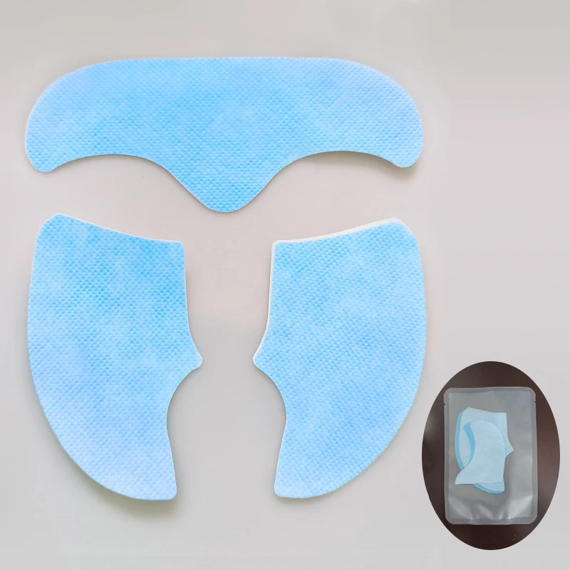 Коллагеновая пленка бумага растворимая маска для лица наклейка на кожу щеки