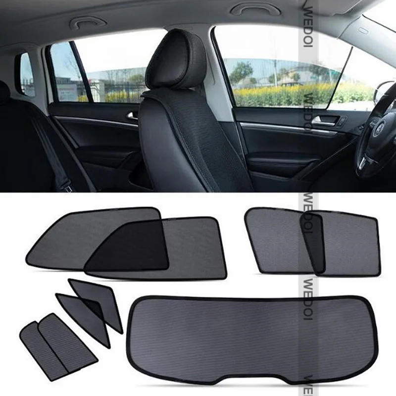 

Customized Car Magnetic Sunshade Curtains Hot Sale Sun Shield Cover Double Sides Car Front Rear Window Sun Shade Protector.