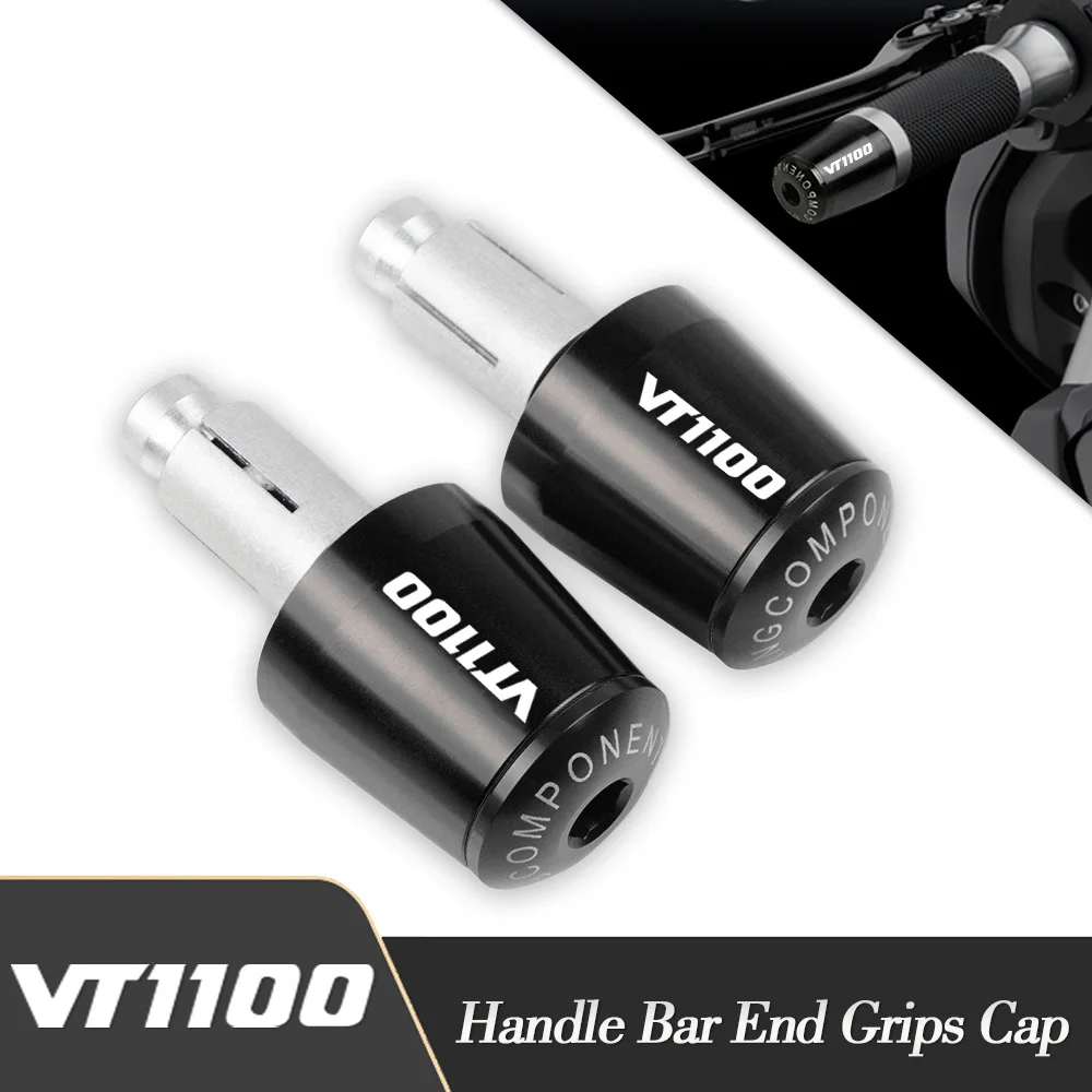 

Аксессуары для мотоциклов, ручки для мотоциклов 7/8 дюйма, 22 мм, сбалансированная заглушка шестерни, наконечник руля слайдера для HONDA VT1100 ...