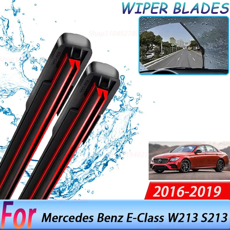 

2 шт. для Mercedes Benz E-Class W213 S213 2016-2019 24 "+ 22" передние щетки стеклоочистителя лобовое стекло резак для окон аксессуары