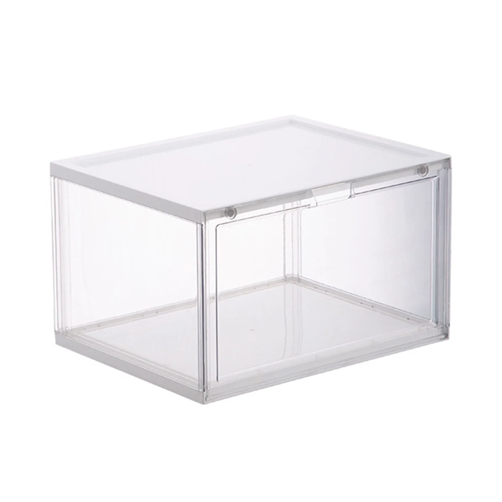 

Acrylic Shoe Storage Boxes Shoes Stack Management Protect Shoes for Entryway Closet Cabinet Drawers