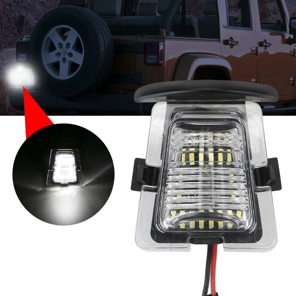 

Светильник ка светодиодный номерного знака для Jeep Wrangler JK JKU 2007-2018