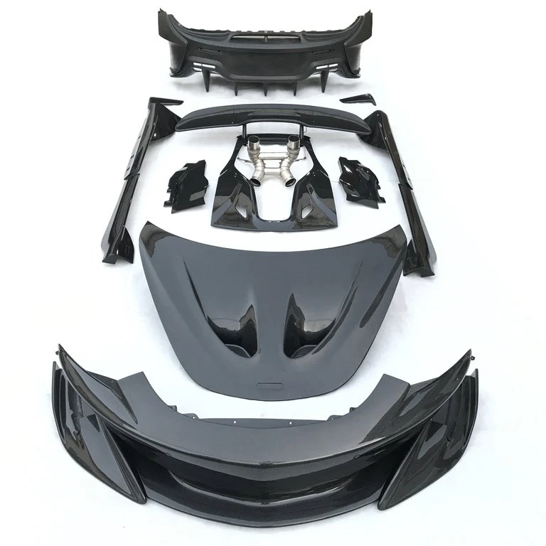

Hot sale 600LT style dry carbon fiber car bumpers body kit upgrade to 540C/570S