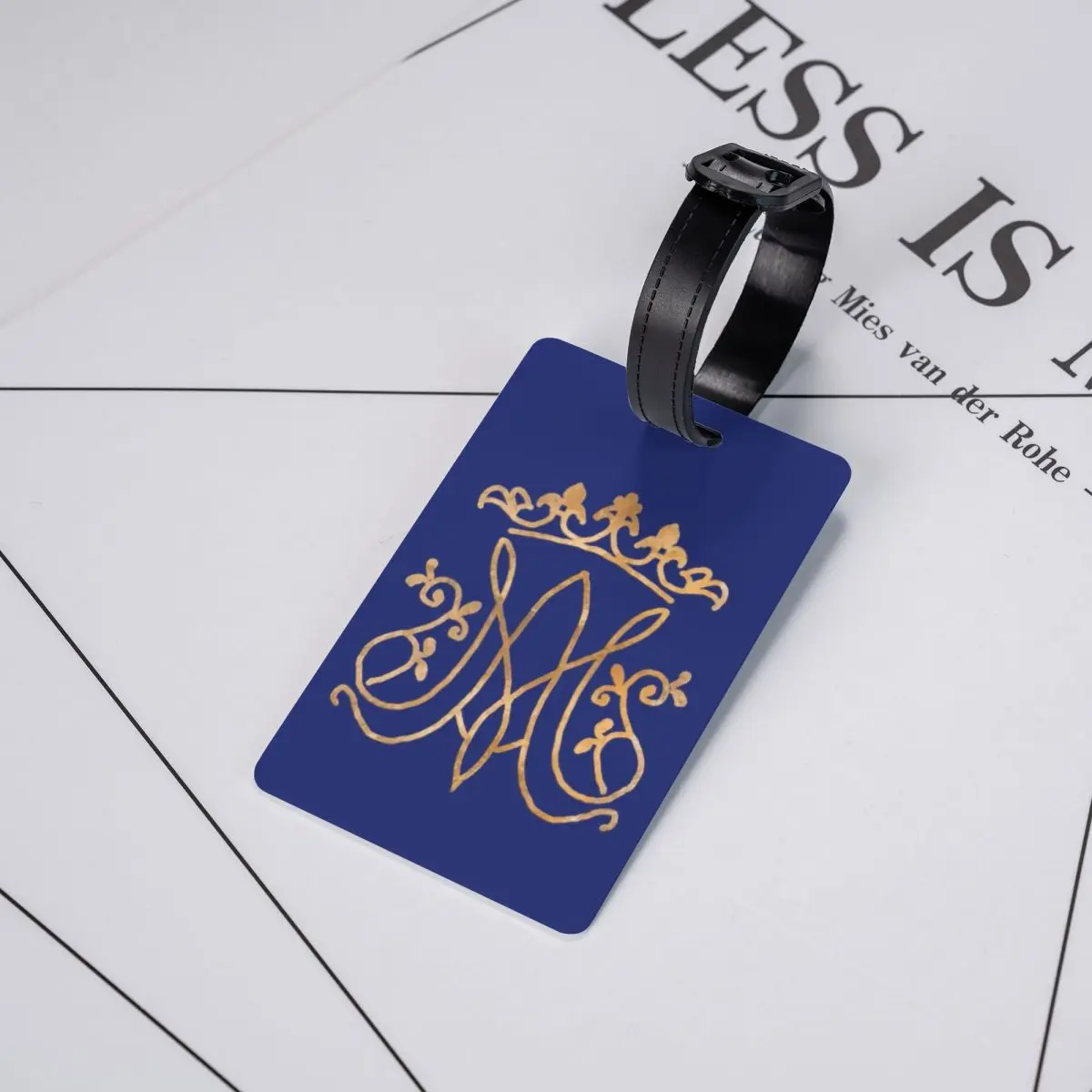 Ярлык для багажа Ave Maria Monogram католический чемодан с Иисусом ярлык личной