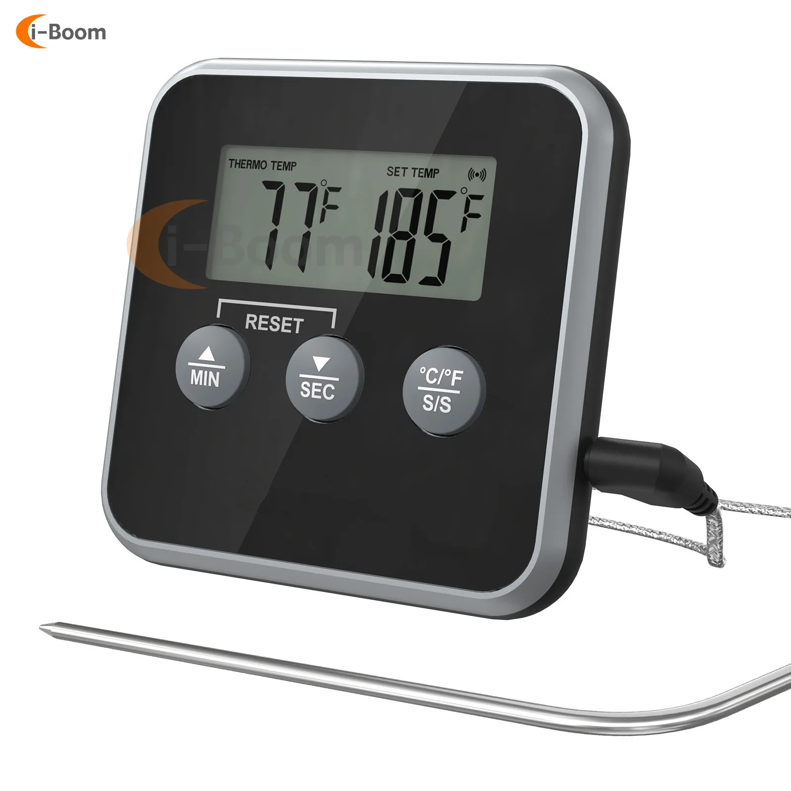 

Цифровой термометр для духовки и гриля с таймером