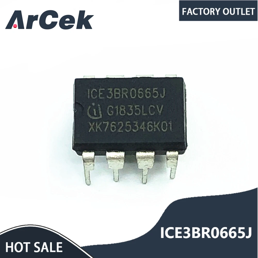 

1 шт./партия, ICE3BR0665J, ICE3BRO665 DIP-8 DIP-7