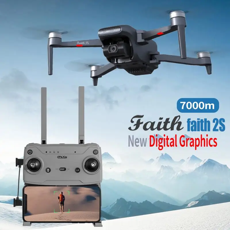 

Faith2S GPS Drone 7KM FPV WIFI Drone 4k Profesional Camera 3-Axis Gimbal Flight RC Quadcopter Flight Altitude 800M Aircraft Dron
