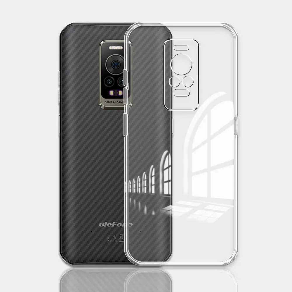 Для Ulefone Armor 17 Pro Чехол Прозрачная мягкая силиконовая искусственная кожа для 17Pro